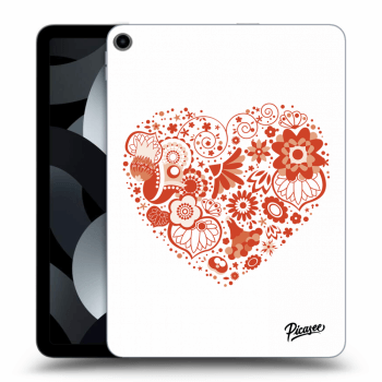 Picasee silikonowe przeźroczyste etui na Apple iPad Air 5 10.9" 2022 - Big heart