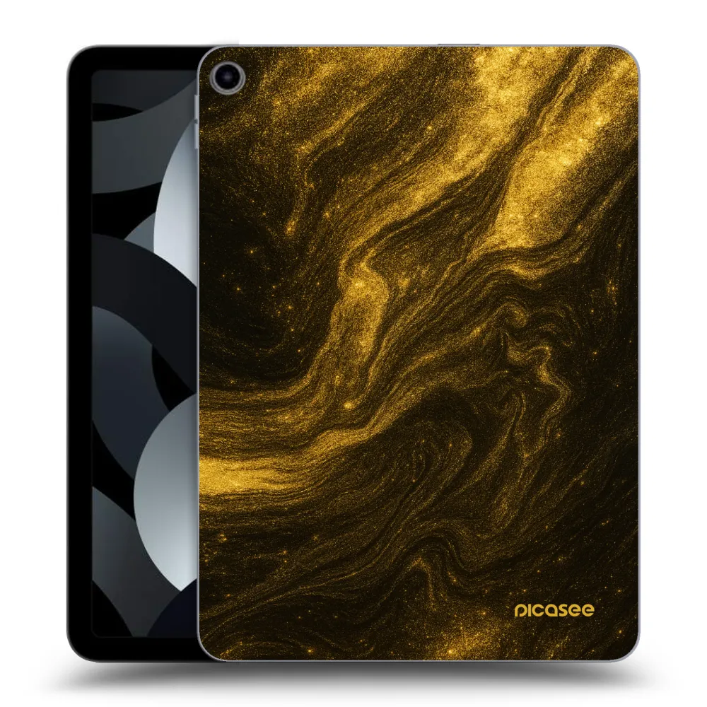 Picasee silikonowe przeźroczyste etui na Apple iPad Air 5 10.9" 2022 - Black