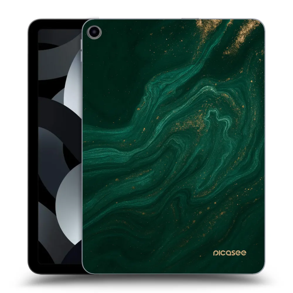 Picasee silikonowe przeźroczyste etui na Apple iPad Air 5 10.9" 2022 - Green