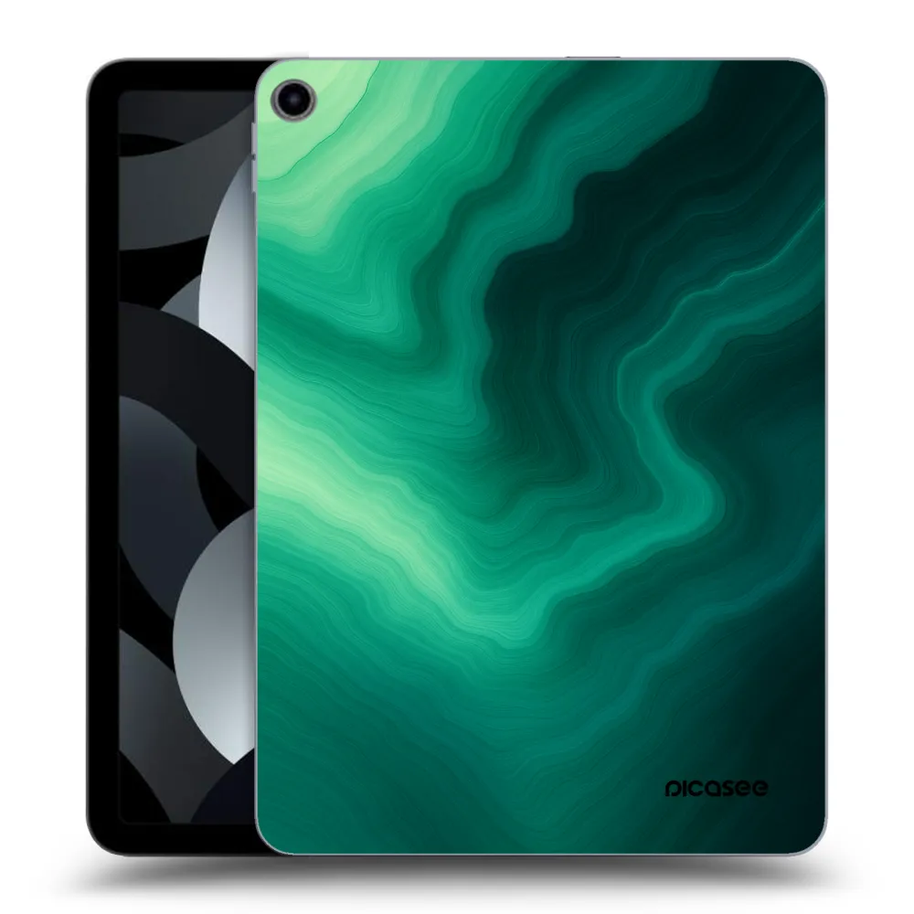 Picasee silikonowe przeźroczyste etui na Apple iPad Air 5 10.9" 2022 - Malachite