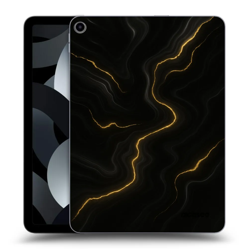 Picasee silikonowe przeźroczyste etui na Apple iPad Air 5 10.9" 2022 - Thunder