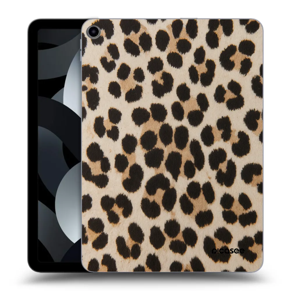 Picasee silikonowe przeźroczyste etui na Apple iPad Air 5 10.9" 2022 - Brown Tiger