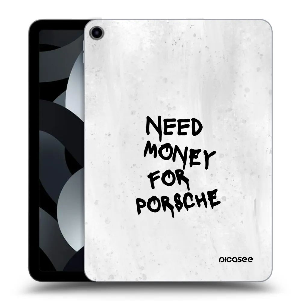 Picasee silikonowe przeźroczyste etui na Apple iPad Air 5 10.9" 2022 - White Dollar