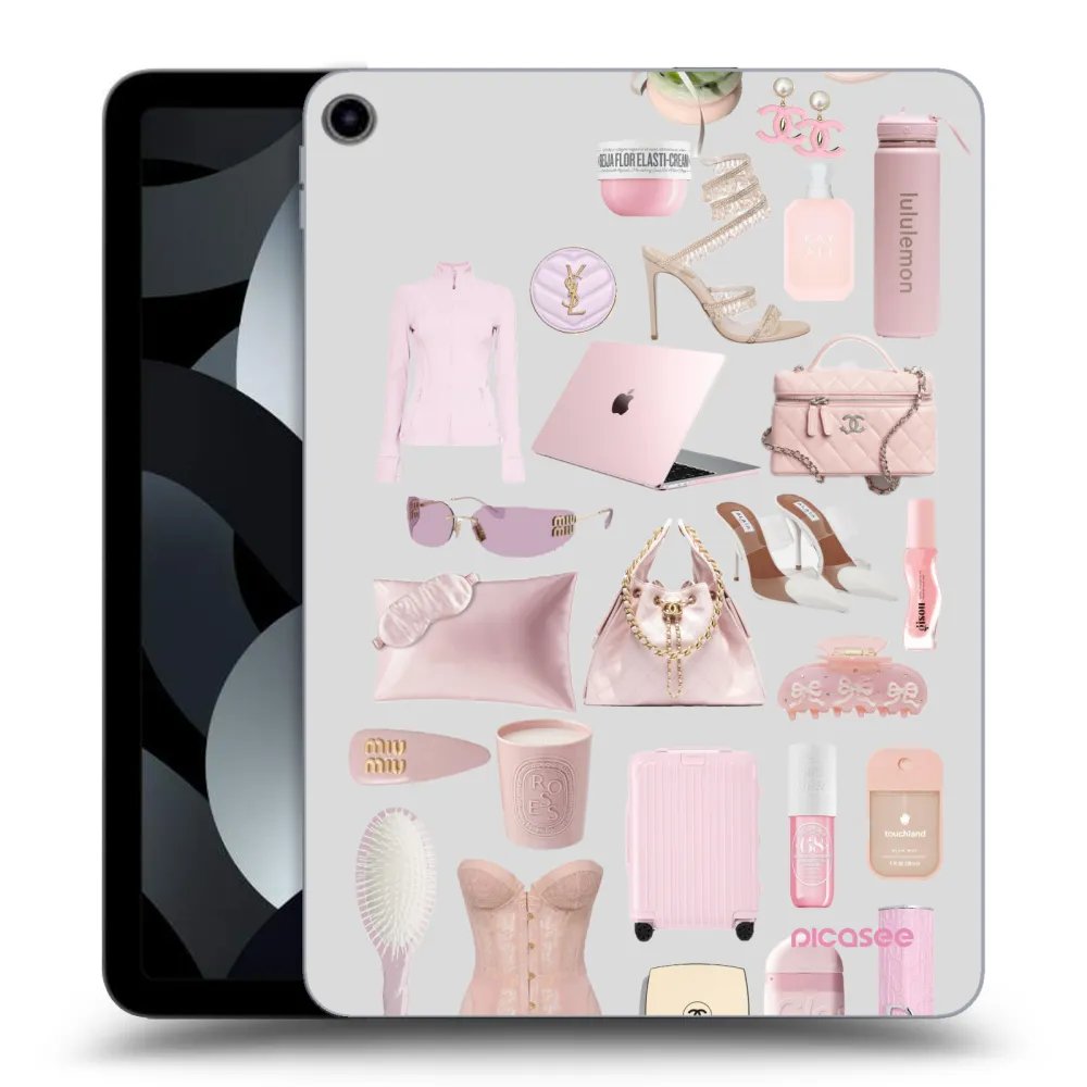 Picasee silikonowe przeźroczyste etui na Apple iPad Air 5 10.9" 2022 - Glam Babe