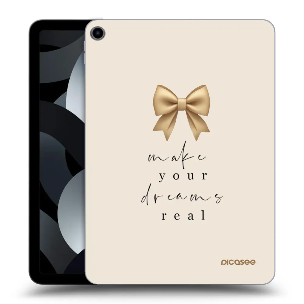 Picasee silikonowe przeźroczyste etui na Apple iPad Air 5 10.9" 2022 - Golden Dream