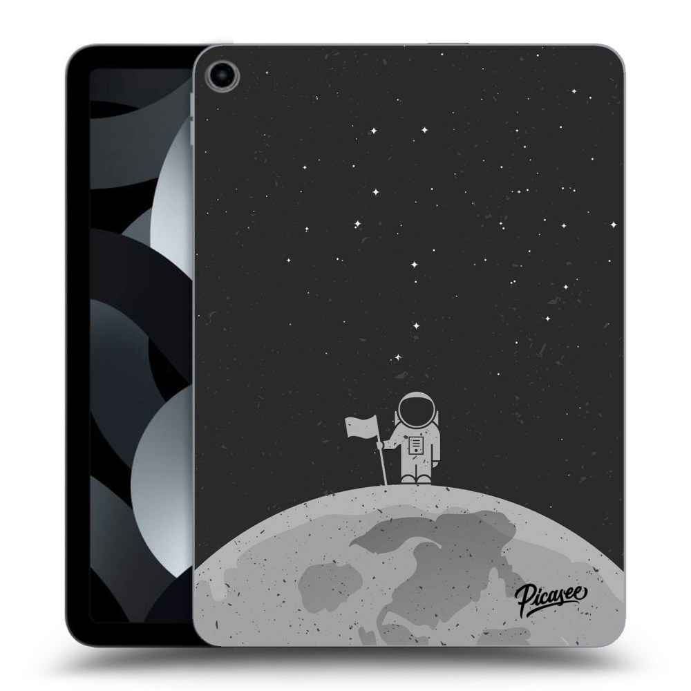 Picasee silikonowe czarne etui na Apple iPad Air 5 10.9" 2022 - Astronaut