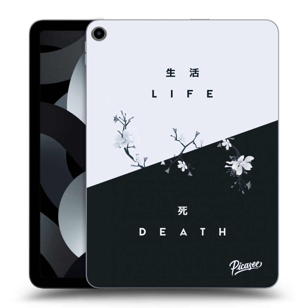 Picasee silikonowe czarne etui na Apple iPad Air 5 10.9" 2022 - Life - Death