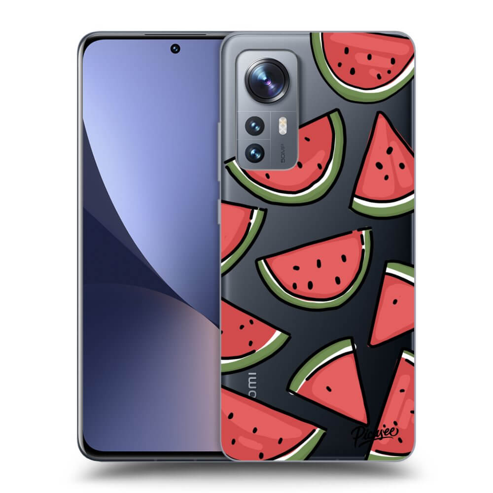 Picasee silikonowe przeźroczyste etui na Xiaomi 12 - Melone