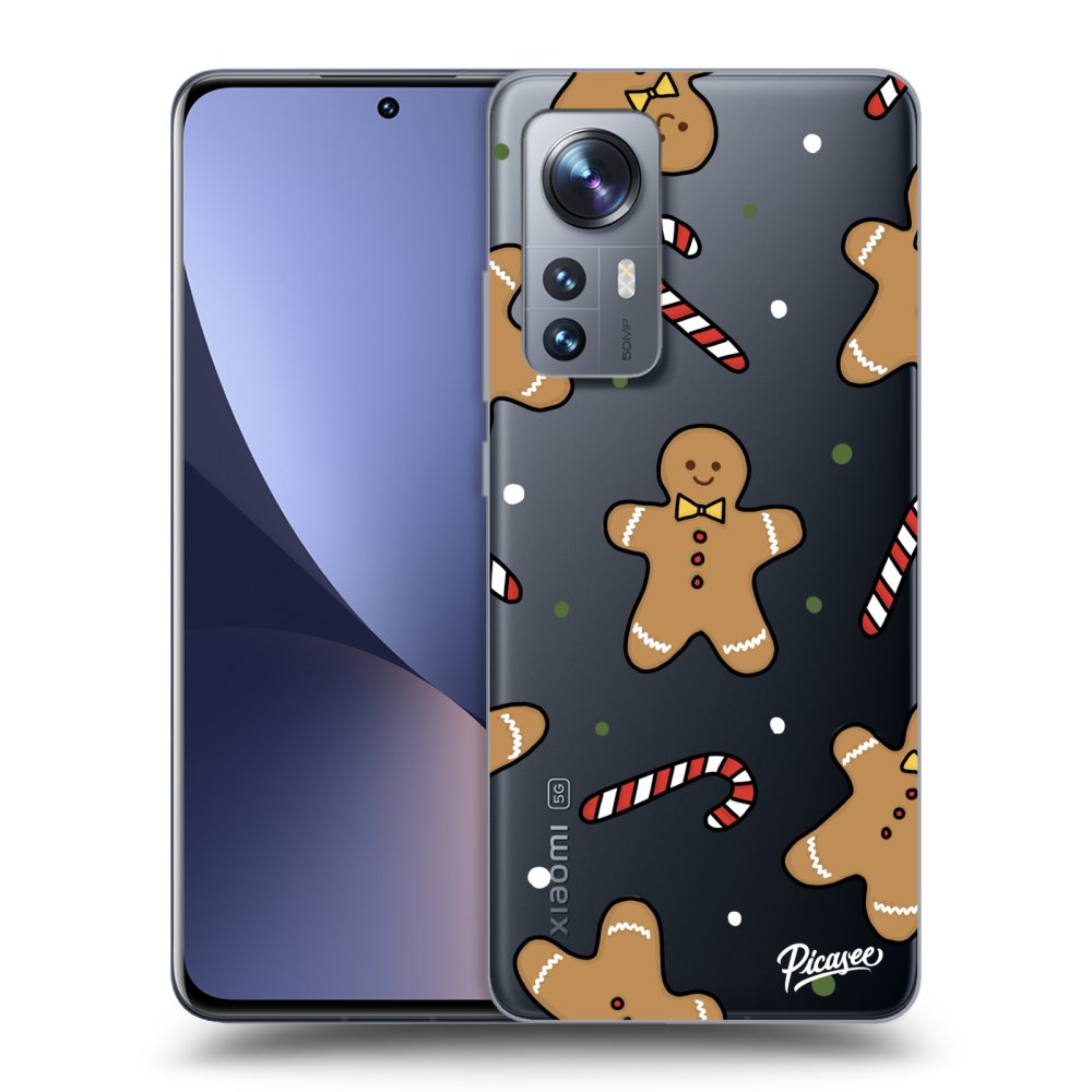 Picasee silikonowe przeźroczyste etui na Xiaomi 12 - Gingerbread