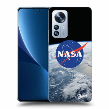 Picasee silikonowe czarne etui na Xiaomi 12 Pro - Nasa Earth