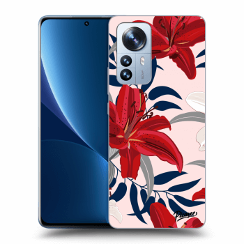 Etui na Xiaomi 12 Pro - Red Lily