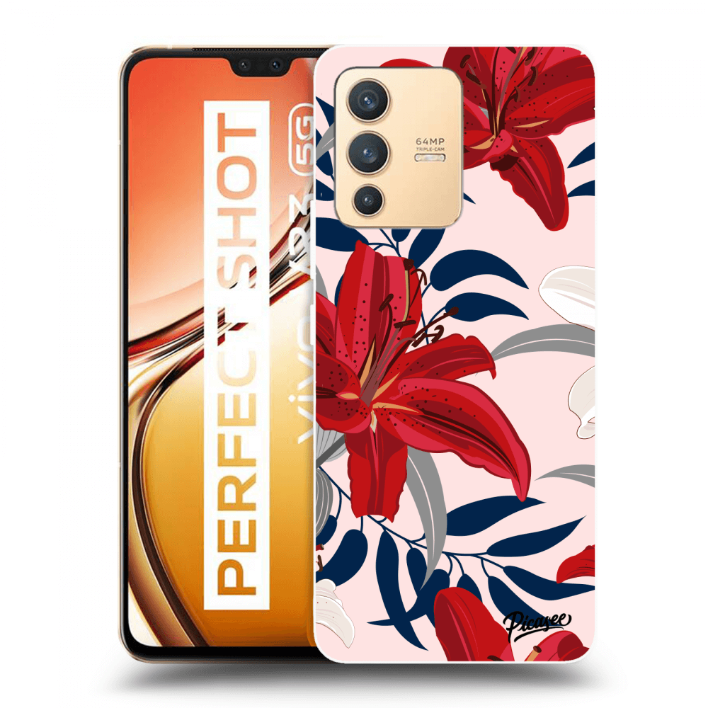 Picasee ULTIMATE CASE pro Vivo V23 5G - Red Lily