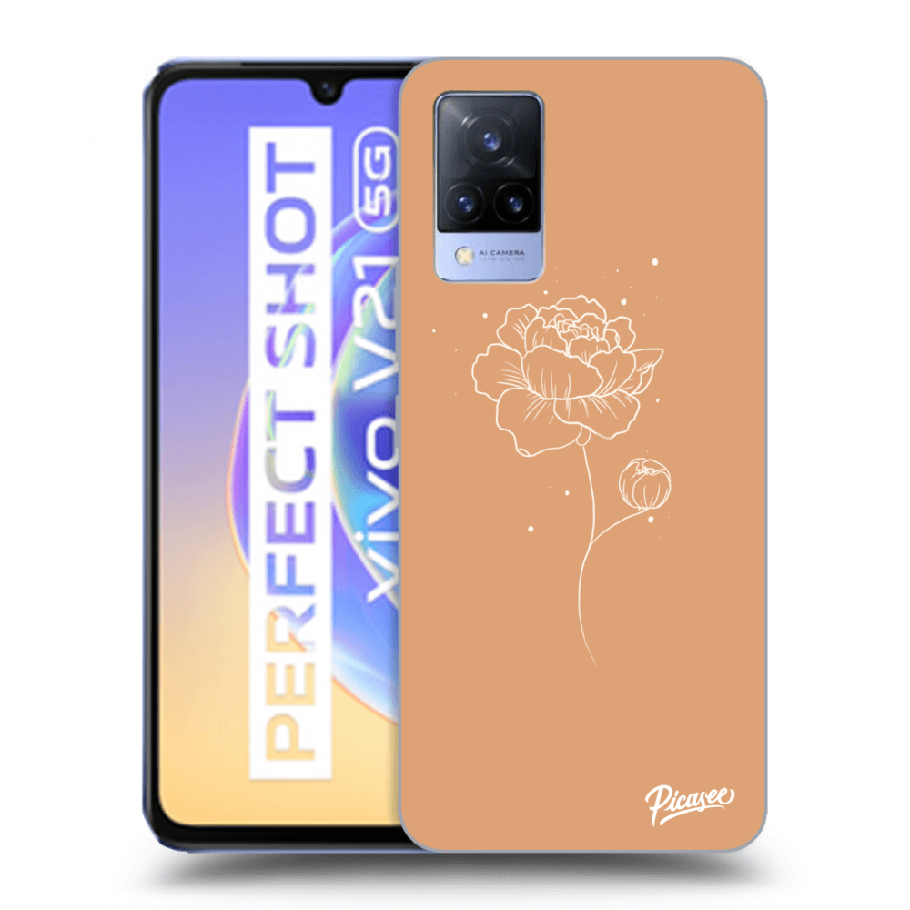 Picasee ULTIMATE CASE pro Vivo V21 5G - Peonies