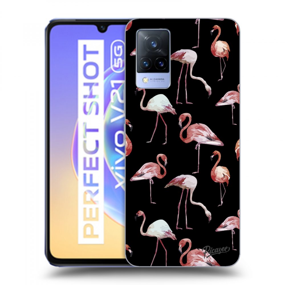 Picasee ULTIMATE CASE pro Vivo V21 5G - Flamingos