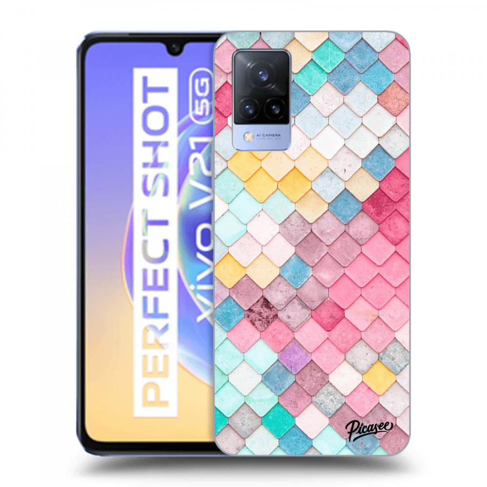 Picasee ULTIMATE CASE pro Vivo V21 5G - Colorful roof