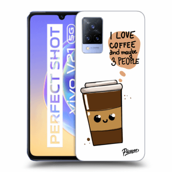 Etui na Vivo V21 5G - Cute coffee