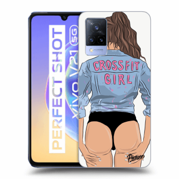 Etui na Vivo V21 5G - Crossfit girl - nickynellow