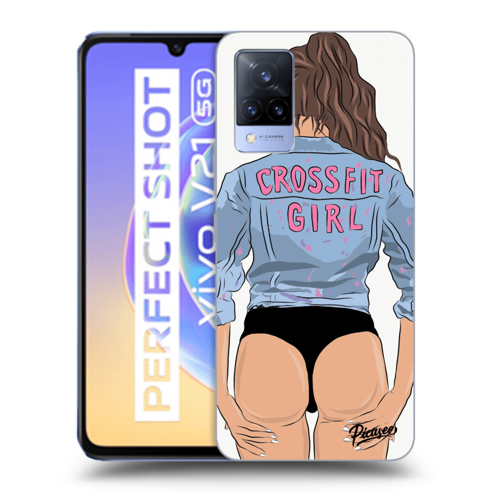 Picasee ULTIMATE CASE pro Vivo V21 5G - Crossfit girl - nickynellow