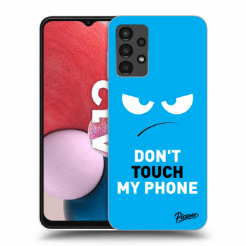 Etui na Samsung Galaxy A13 4G A135 - Angry Eyes - Blue