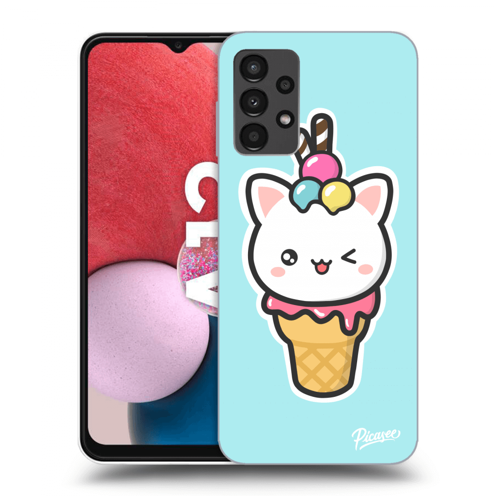 Picasee ULTIMATE CASE pro Samsung Galaxy A13 4G A135 - Ice Cream Cat