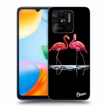 Picasee ULTIMATE CASE pro Xiaomi Redmi 10C - Flamingos couple