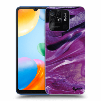 Picasee ULTIMATE CASE pro Xiaomi Redmi 10C - Purple glitter