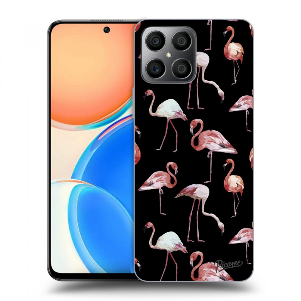 Picasee ULTIMATE CASE pro Honor X8 - Flamingos