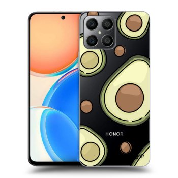 Picasee silikonowe przeźroczyste etui na Honor X8 - Avocado