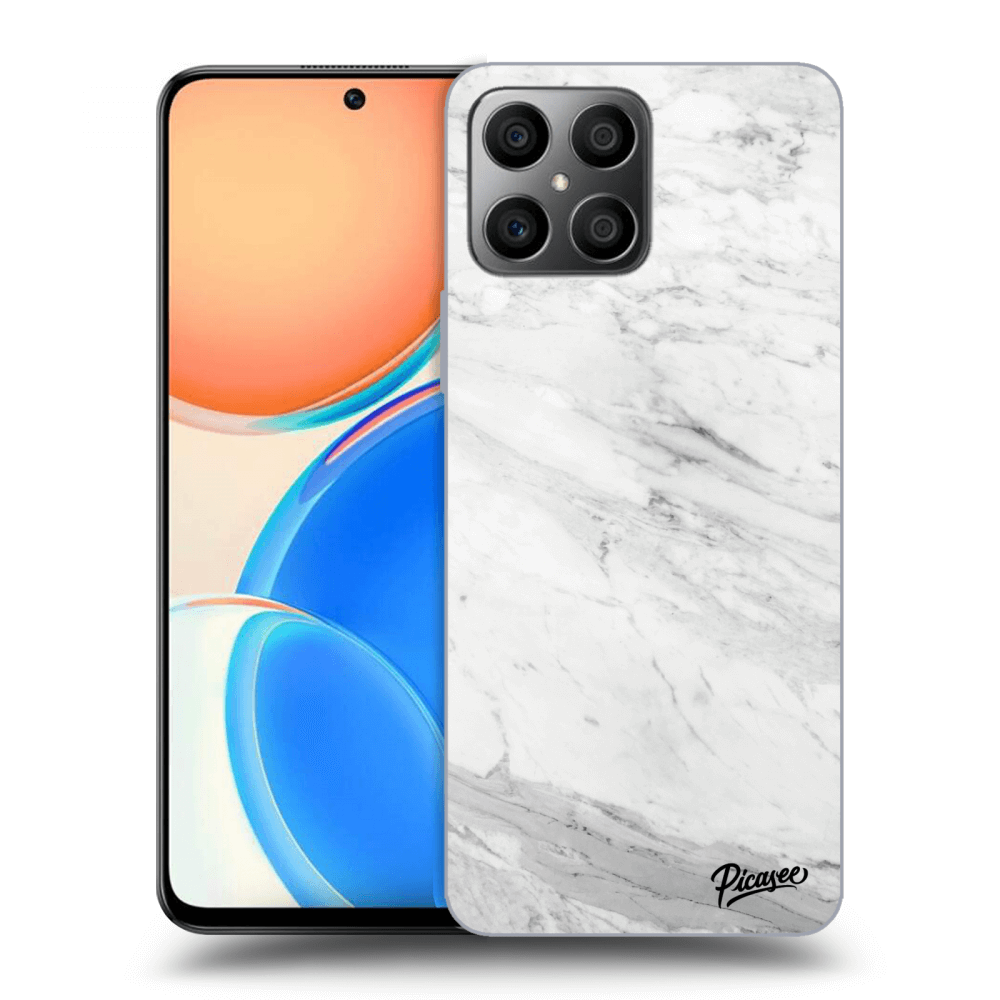 Picasee ULTIMATE CASE pro Honor X8 - White marble