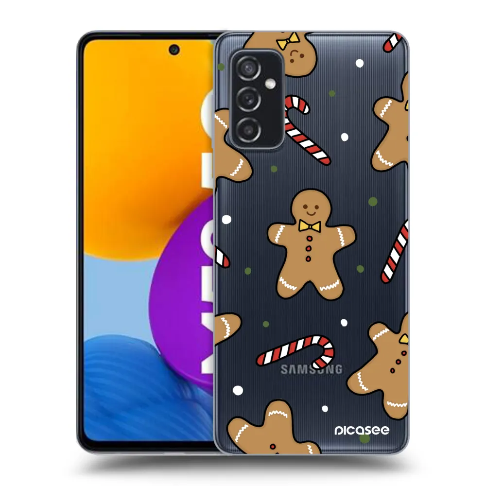 Picasee silikonowe przeźroczyste etui na Samsung Galaxy M52 5G - Gingerbread