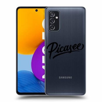 Picasee silikonowe przeźroczyste etui na Samsung Galaxy M52 5G - Picasee - black