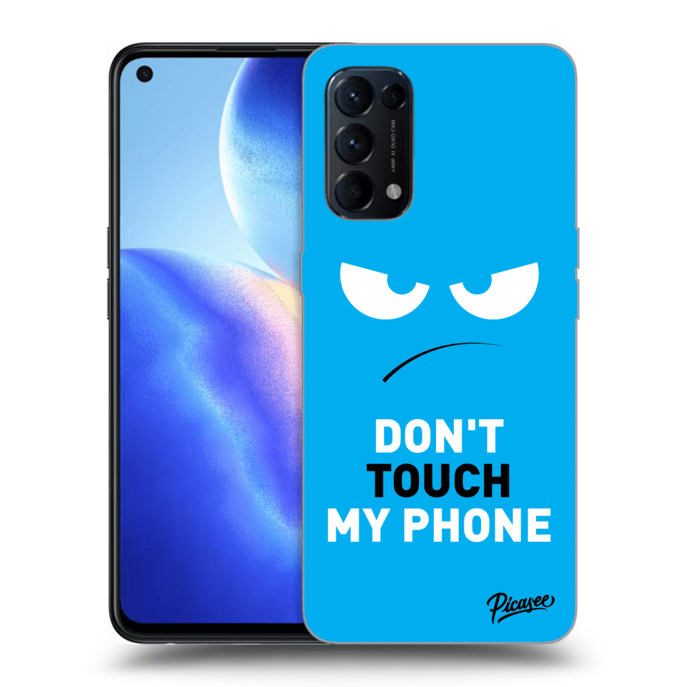 Picasee ULTIMATE CASE pro OPPO Reno 5 5G - Angry Eyes - Blue