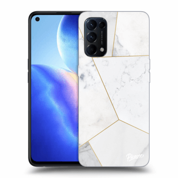 Etui na OPPO Reno 5 5G - White tile