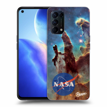 Picasee silikonowe czarne etui na OPPO Reno 5 5G - Eagle Nebula