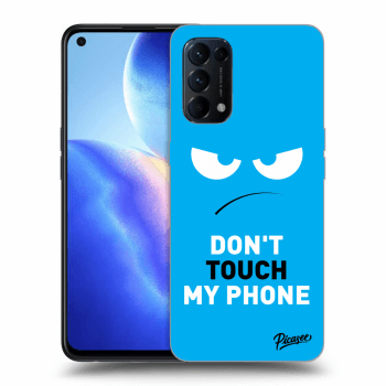 Etui na OPPO Reno 5 5G - Angry Eyes - Blue