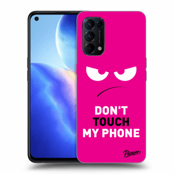 Picasee ULTIMATE CASE pro OPPO Reno 5 5G - Angry Eyes - Pink