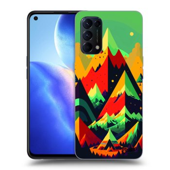 Picasee silikonowe czarne etui na OPPO Reno 5 5G - Toronto