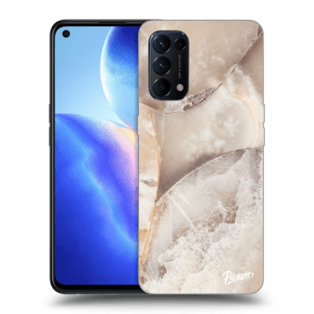 Etui na OPPO Reno 5 5G - Cream marble