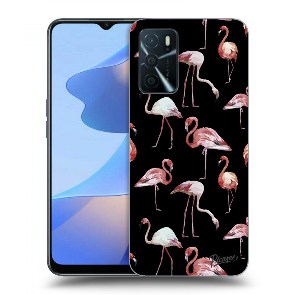 Picasee ULTIMATE CASE pro OPPO A16 - Flamingos