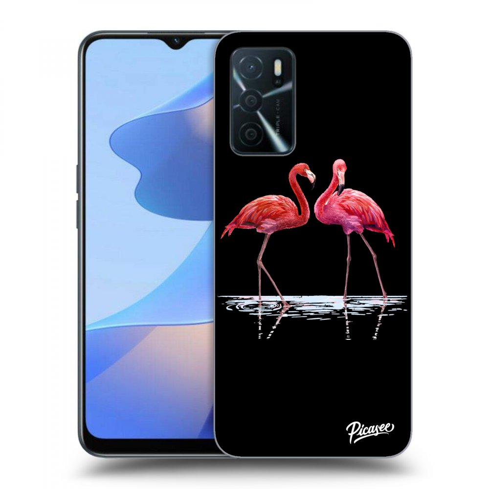 Picasee ULTIMATE CASE pro OPPO A16 - Flamingos couple