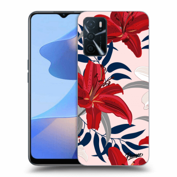 Etui na OPPO A16 - Red Lily