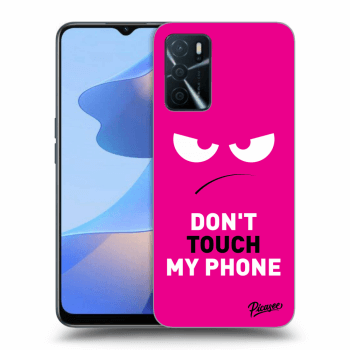 Picasee ULTIMATE CASE pro OPPO A16 - Angry Eyes - Pink