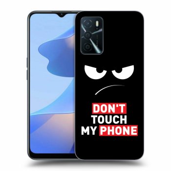 Etui na OPPO A16 - Angry Eyes - Transparent