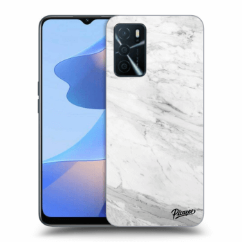 Etui na OPPO A16 - White marble