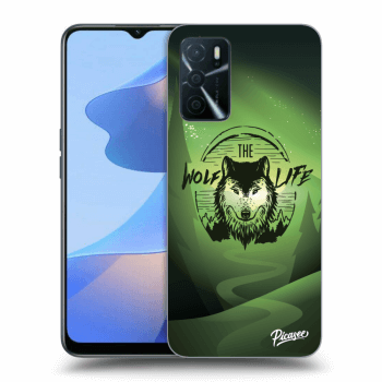 Etui na OPPO A16 - Wolf life