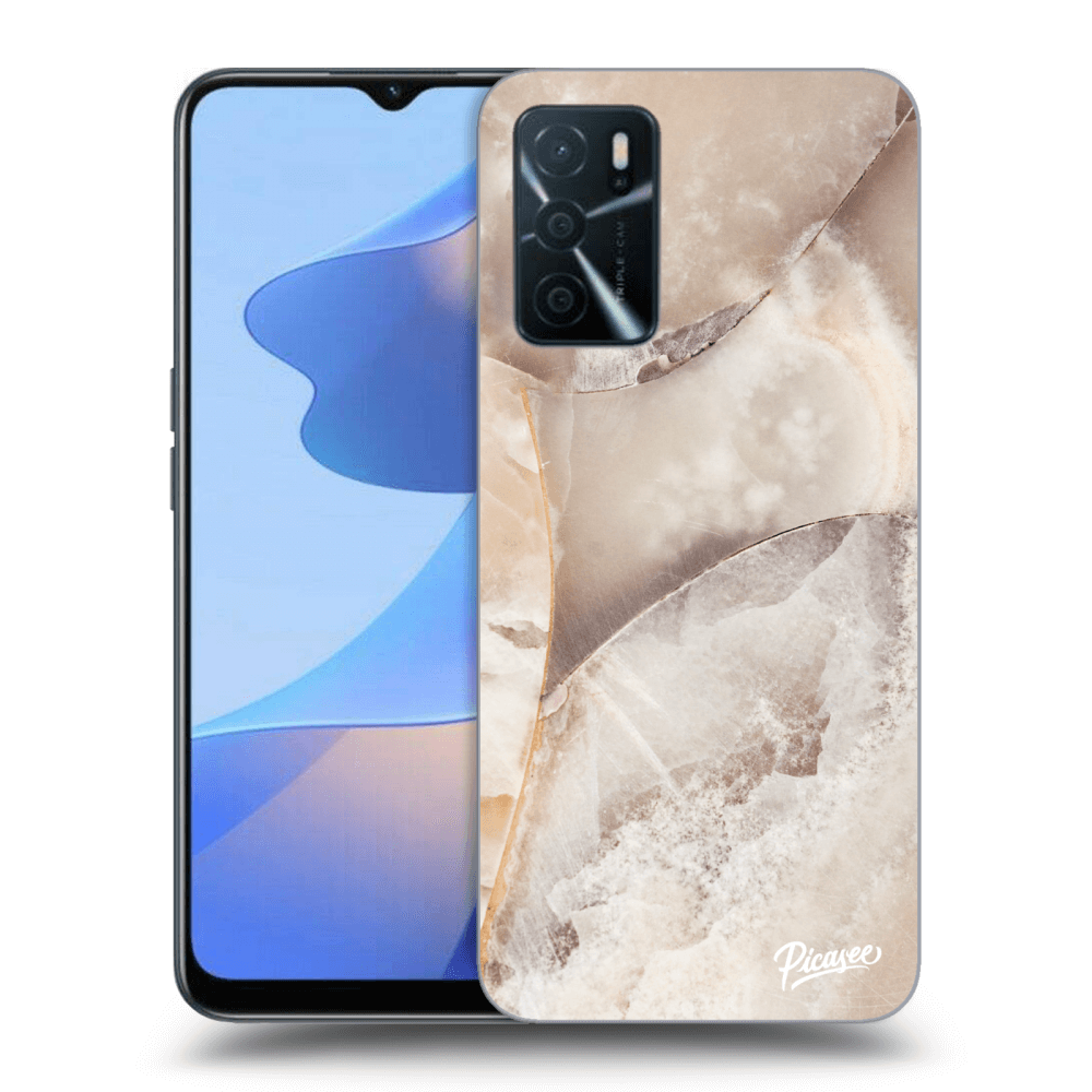 Picasee ULTIMATE CASE pro OPPO A16 - Cream marble
