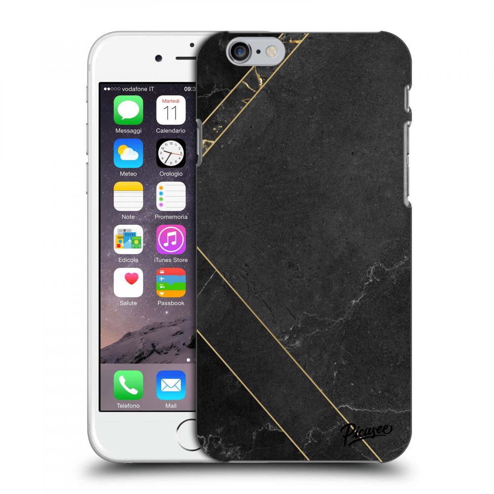 Picasee ULTIMATE CASE pro Apple iPhone 6/6S - Black tile