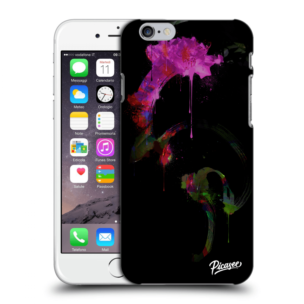 Picasee ULTIMATE CASE pro Apple iPhone 6/6S - Peony black