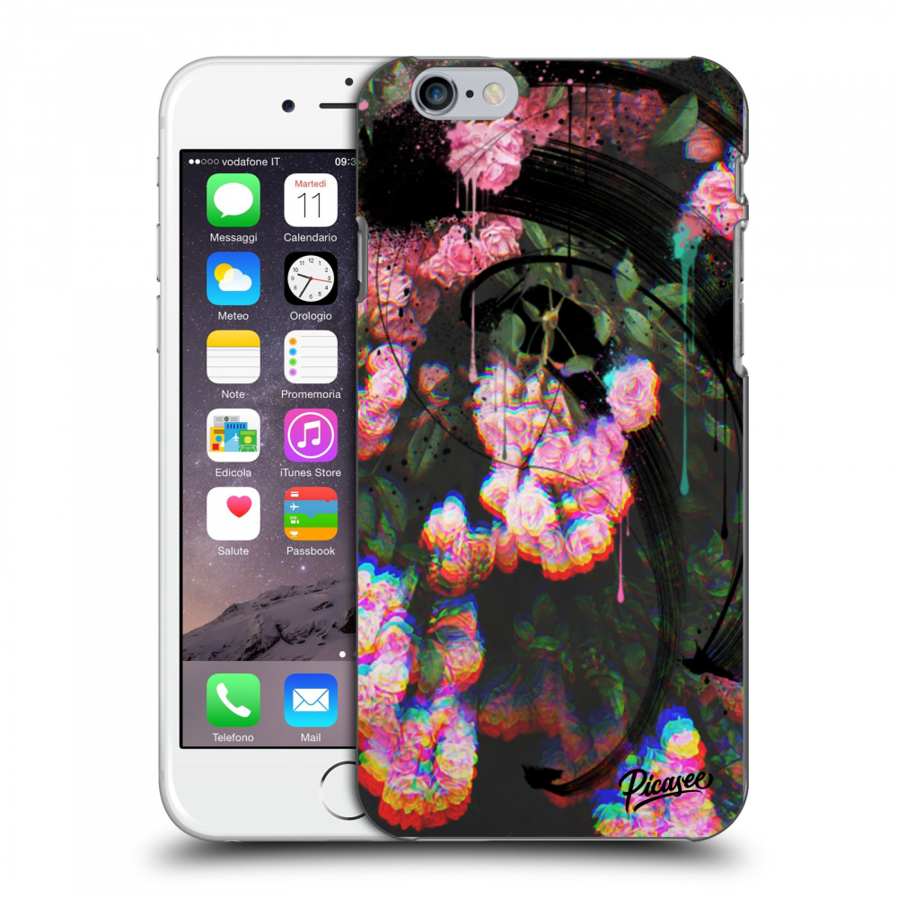 Picasee ULTIMATE CASE pro Apple iPhone 6/6S - Rosebush black