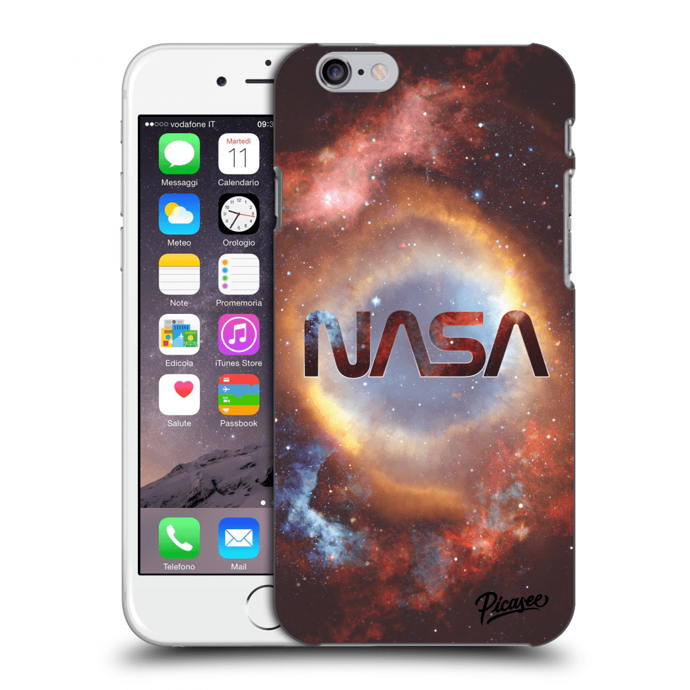 Picasee silikonowe przeźroczyste etui na Apple iPhone 6/6S - Nebula